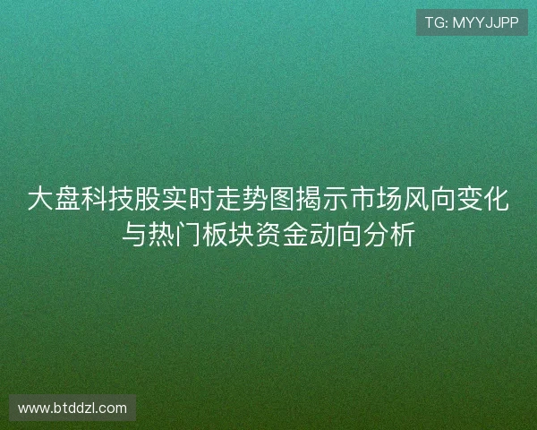 大盘科技股实时走势图揭示市场风向变化与热门板块资金动向分析